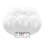 Balónky nafukovací LED (svíticí) pr. 25 cm (5 ks) - bílé