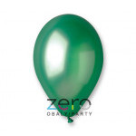 Balónky nafukovací pr. 26 cm, 20 ks (metal) - zelené