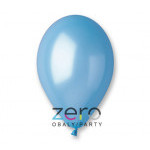 Balónky nafukovací pr. 26 cm, 100 ks (metal) - sv. modré