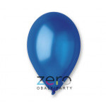 Balónky nafukovací pr. 26 cm, 100 ks (metal) - tm. modré