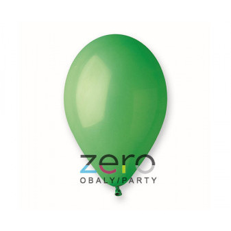 Balónky nafukovací pr. 26 cm, 100 ks (pastel) - sv. zelené