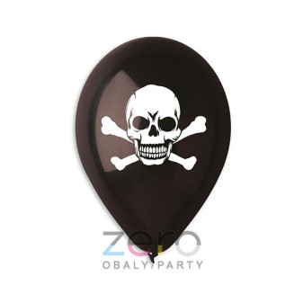 Balónky nafukovací pr. 30 cm (5 ks) - pirát