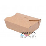 Lunch box papírový 1.600 ml - přírodní