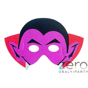 Maska karnevalová dětská filcová 'Upír'