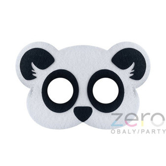 Maska karnevalová dětská filcová 'Panda'