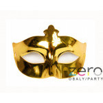 Maska karnevalová - zlatá