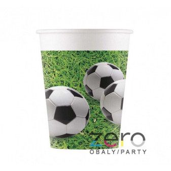 Pohárek (kelímek) nápojový papírový 0,2 l (8 ks) - fotbal