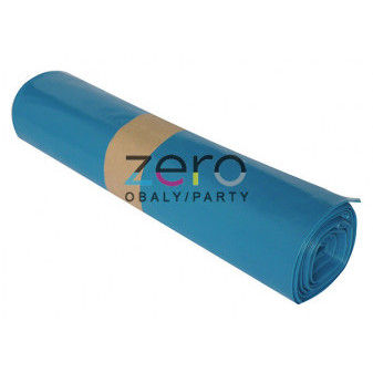 Pytel LDPE 100x110 cm (40 µm) - modrý recykl