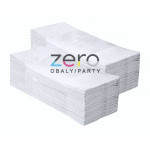 Ručníky papírové ZZ 23 x 25 cm STANDARD celulóza - bílé 1N
