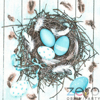 Ubrousky 'Daisy' 33 x 33 cm 3N (20 ks) - (Velikonoce) kraslice v hnízdě