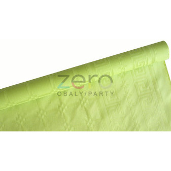 Ubrus papír. damaškový 1,18-1,2 m x 6 m - sv. zelený
